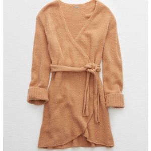 Aerie Sweater Wrap Dress